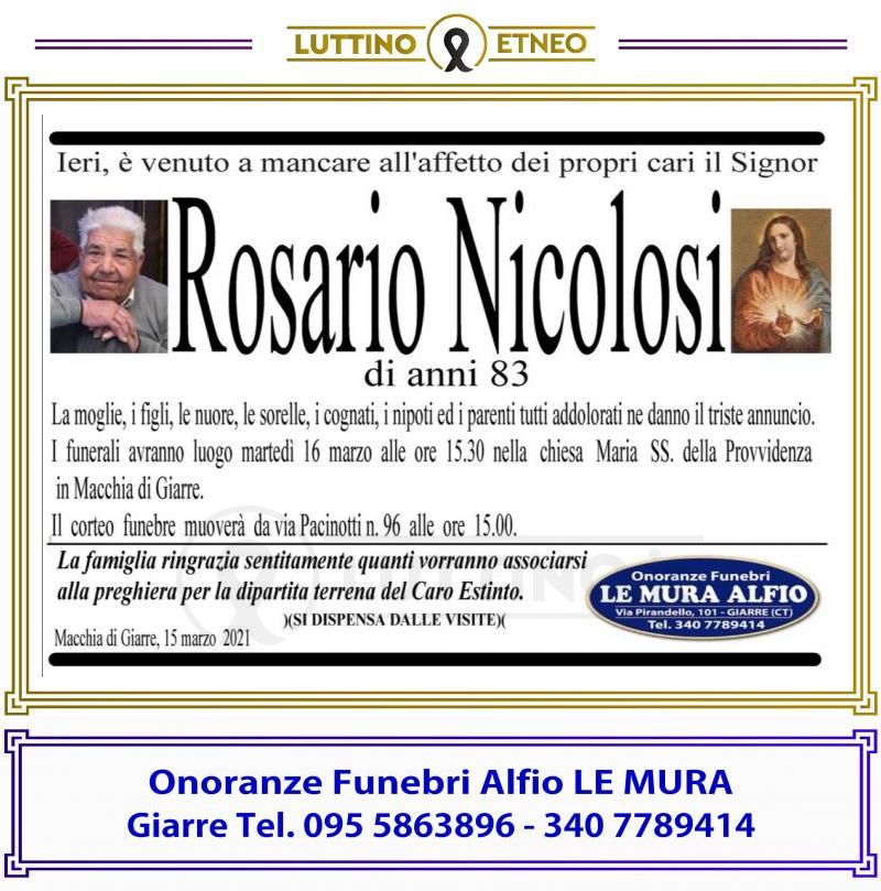 Rosario  Nicolosi 